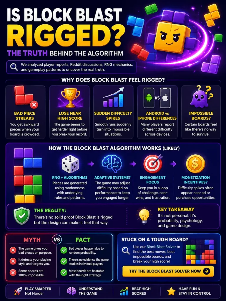 Is Block Blast Rigged? The Truth Behind the Game's Difficulty and Piece Algorithm 1 Is Block Blast Rigged? The Truth